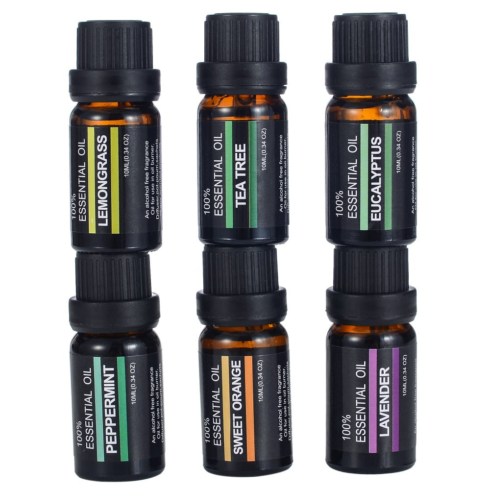 Natural Aromatherapy Oils Pack (6 x 10ml)